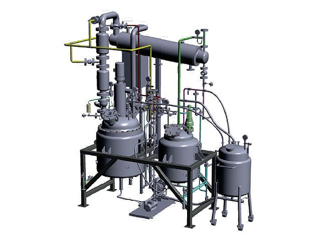 【實績案例】100 公斤級反應蒸餾系統